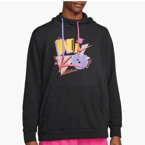 Nike Black Dri-FIT Nike Athletics Pullover Training Hoodie Comfortable Size XL
